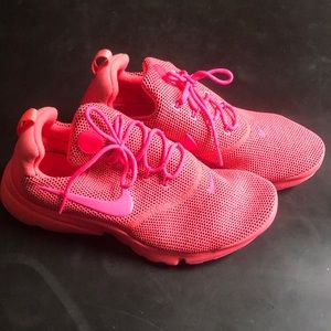 Neon Pink Nikes